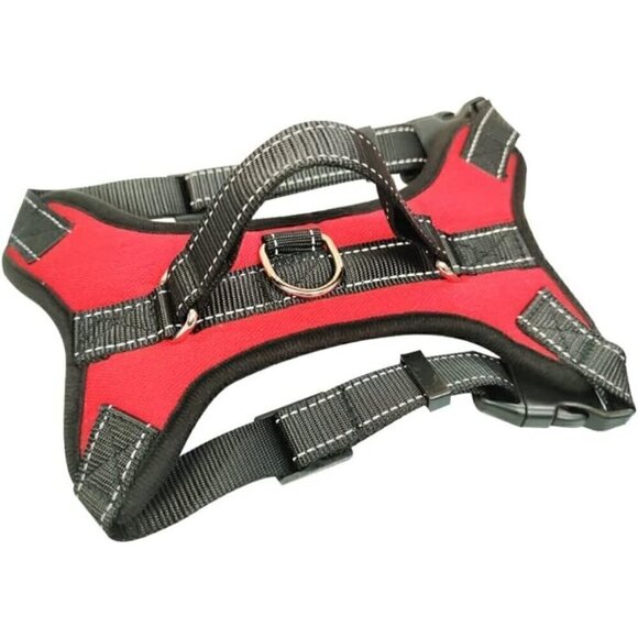 Easy Walk Dog Harness, Breathable, No Pull Adjustable Harness, Fluorescent Strip - Picture 2 of 8